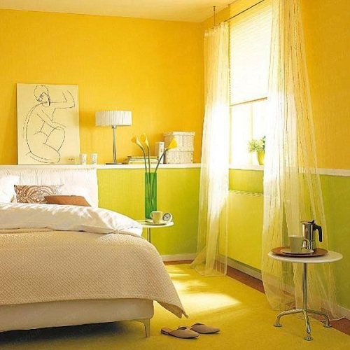 رنگ زرد یک انتخاب عالی در دکوراسیون داخلی خانه
