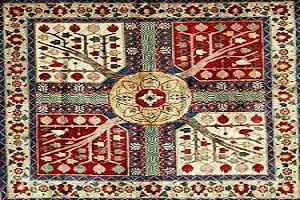 قالی چهار باغ یکی از مشهورترین نمونه قالی در تاریخ ایران