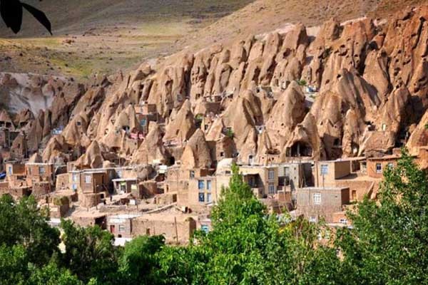  کندوان یکی از جاذبه های گردشگری استان آذربایجان شرقی 