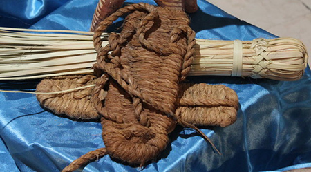 سواس بافی یکی از هنرهای سنتی استان هرمزگان 