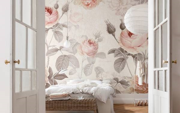 تغییر دکوراسیون اتاق خواب با کاغذ دیواری های زیبا